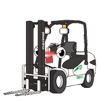 Forklift Sticker by maximalforklift