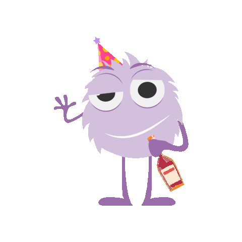 coordea giphygifmaker party birthday drink Sticker