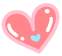 I Love You Heart Sticker by Ai and Aiko