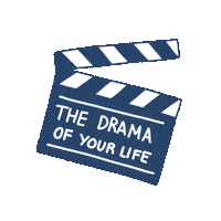georginageronimo life drama vida clapperboard Sticker