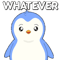 Tired Blah Blah Blah Sticker by Pudgy Penguins