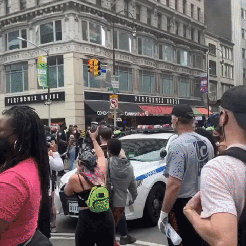 Police Make Arrests During Union Square Protest Over Death of George Floyd