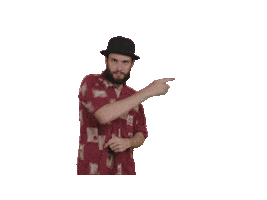 Look Here Yes Sticker