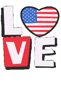 Memorial Day Usa Sticker by Parisian Pet