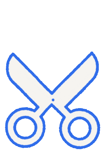 Service Scissors Sticker by Halles de la Cartoucherie