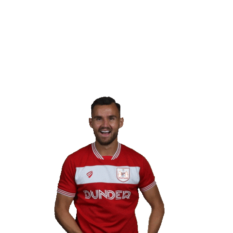 happy bailey wright Sticker by Bristol City FC