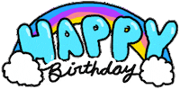 Rainbow Birthday Sticker by Originals