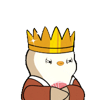 Poker Face Crypto Sticker by Pudgy Penguins
