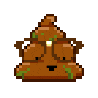 Art Shitting Sticker by Poopies.io