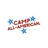 campallamerican camp caa camp all american campallamerican Sticker