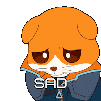 Sad Hamster Sticker by Hamieverse