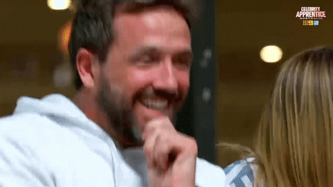 Happy Fun GIF by Celebrity Apprentice Australia
