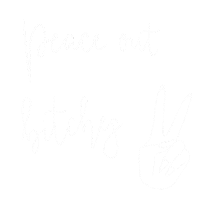 cblisajayne bye peace goodbye bye bye Sticker