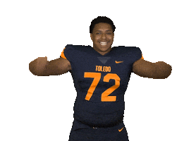 Football Players Utrockets Sticker by Toledo Rockets