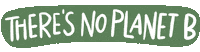 No Planet B World Sticker