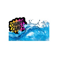 Wave Tsunami Sticker by Champ Camp