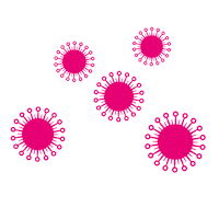 Virus Flu Sticker by apothekerLAV