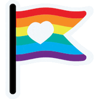 Gay Pride Love Sticker by Hartmann Agency