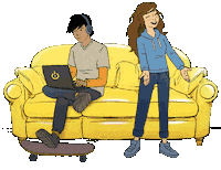 Happy Fun Sticker by Kiddinx