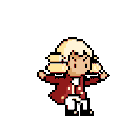 Classical Music Pixel Sticker