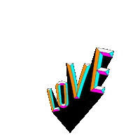 Happy I Love You Sticker by Mat Voyce