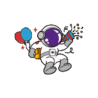 Party Space Sticker by Bluhaus