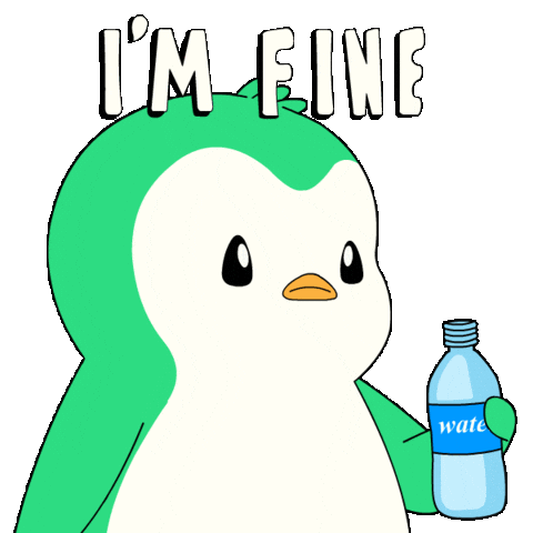 Scared Penguin Sticker by Abster