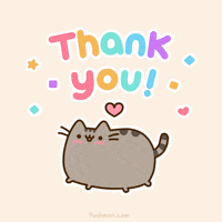 Thankful For All Of You GIF by Pusheen