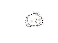 seasoning07 dog surprised seasoning 놀람 Sticker