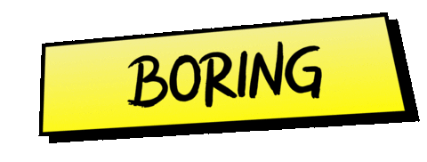 bored tag Sticker by AM by Andre Martin