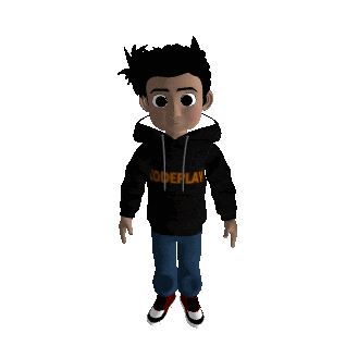 3D Hello Sticker by codeplay