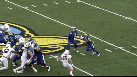 LafayetteLeopards giphyupload football x sack GIF