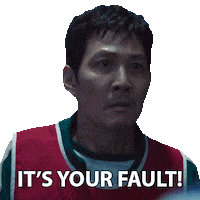 Its Your Fault Lee Jung-Jae Sticker by NETFLIX