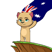 Oi Oi Oi Australia Sticker by Kabu