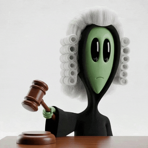 Court Case Order GIF by Lonely Aliens