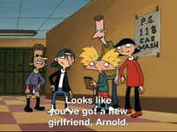 hey arnold nicksplat GIF