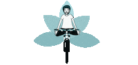 Bike Yoga Sticker by Rainette