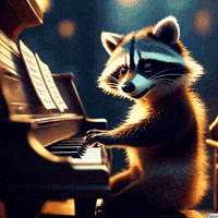 Cats Piano GIF by Gallery.fm