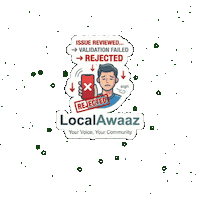 LocalAwaaz denied rejected declined moderation Sticker