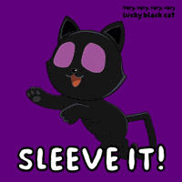 Glow Black Cat GIF by VeeFriends