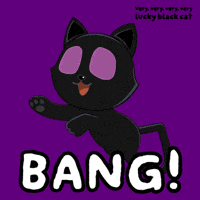 Glow Black Cat GIF by VeeFriends