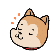 Happy Dog Sticker by Ai and Aiko