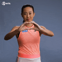 Shuai Zhang Love GIF by WTA