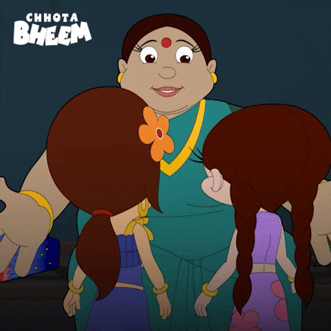 Celebration Mom GIF by Chhota Bheem