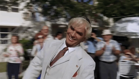 high five feeling good GIF