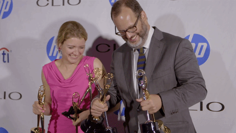 selfie winning GIF by Clio Awards