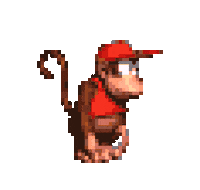 Donkey Kong Sprite Sticker
