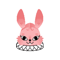 Easter Bunny Holiday Sticker