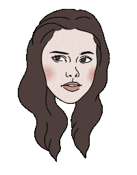 Kristen Stewart Illustration Sticker by chiara