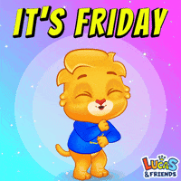 Its Friday GIF by Lucas and Friends by RV AppStudios